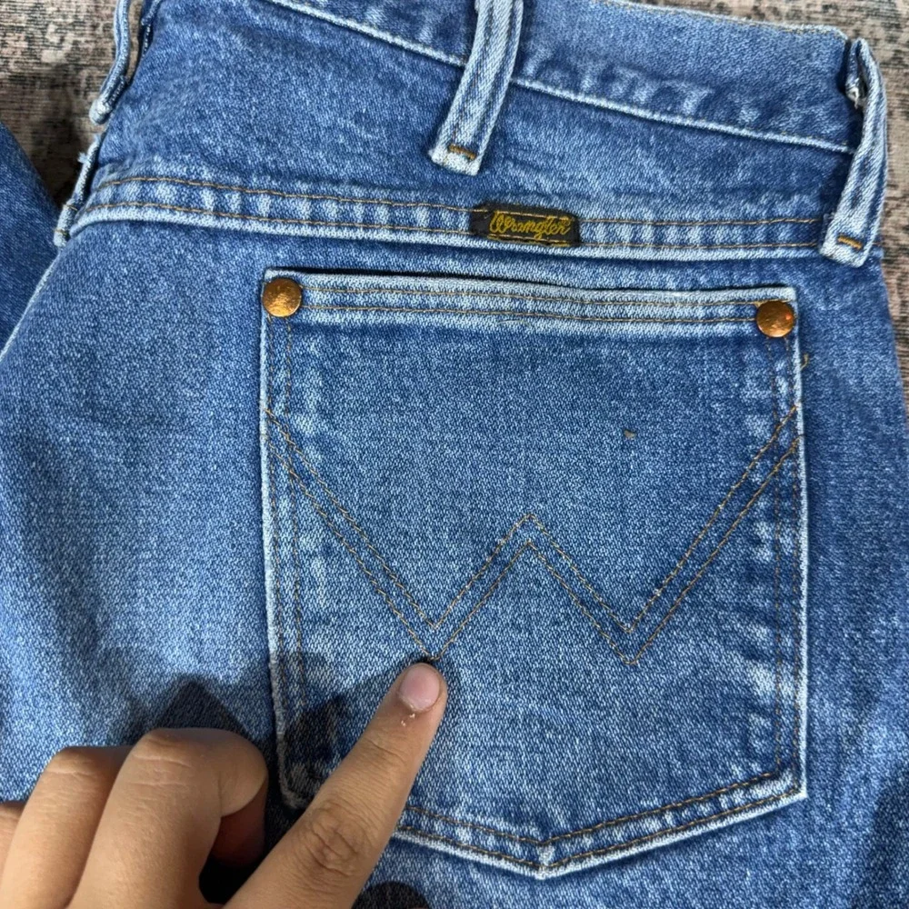 Wrangler 13MWZPW Cowboy Cut Blue Jeans Mens 36x32 Made In Mexico Denim Pants